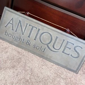 Antique Metal Sign